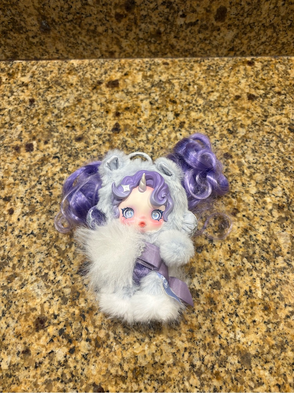 Skull Panda x My Little Pony RARITY Plush Pendant Purple EUC